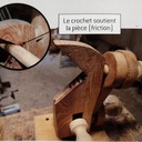 Lunette de tournage à deux galets