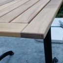 Duo de tables d'extérieur en robinier