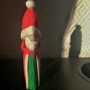 Père Noël peint et vieilli