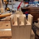 Billot façon 3D avec queues d'arondes