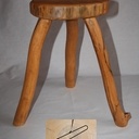 Petit tabouret logs