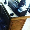 Comptoir de bar 8m30 et caisse