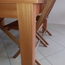 Table carré pour 8 personnes