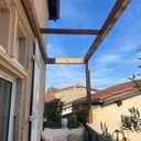 Pergola autoclave minimaliste