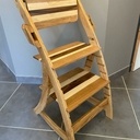 Chaise haute évolutive en bois