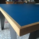 Table valchromat et metal