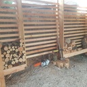 Carport 90 m2 - aisseliers courbes