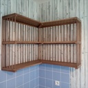 Étagère de coin - trois étages