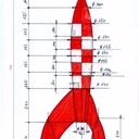 La fusée dont il est interdit de faire commerce sans droits d'auteur exorbitants.