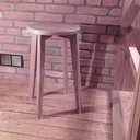 Tabouret en bois