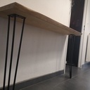 Console d'entrée en frêne