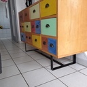 Commode multicolore