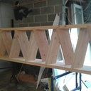 Escalier à Pas Japonais  2017,  Pin Douglas