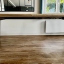 Table de repas en noyer et frêne