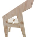 Fauteuil en 3 plis épicéa