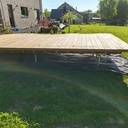 Terrasse IPE sur vis de fondation