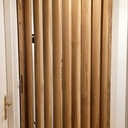 Porte coulissante. Chêne de bourgogne.