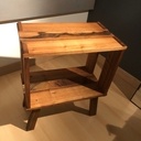 Table de chevet queues droites