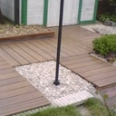 Petit passage en bois pour abris de jardin