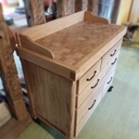 Desserte avec billot