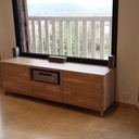 Meuble Hifi en chêne