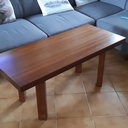 Table basse bois exotique