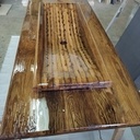 Essaie évier en bois