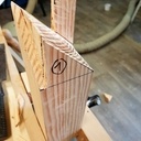 Table basse et carreaux de ciments assemblage japonais KANE TSUGI