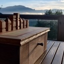 Echiquier avec coffret et tiroirs