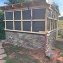 PoolHouse - ossature bois - bardage mélèze