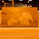 Marqueterie au laser