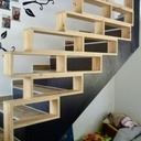 Claustra d'escalier.