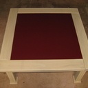 Table basse chêne blanchi