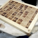 Planche à découper en bois de bout