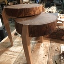 Chêne hêtre table basse