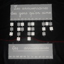 Calendrier Anniversaire en bois