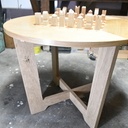 Nouvelle table de jeu d'échecs démontable