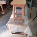 Tabouret en hêtre