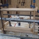 Claustra pin en chêne