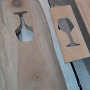 Support bouteille décoratif