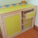 Bahut portes coulissantes