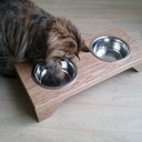 Support de gamelles pour chat ou chien
