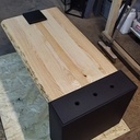 Table basse frêne chêne val noir