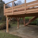Terrasse sur pilotis étanche