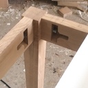 Grande table pour le repas