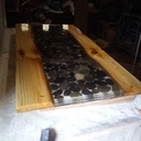 Table basse rivière des Bauges