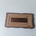 Petit dessous de verre ou tasse 3 variété de noyer.