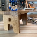 Petit banc en chêne