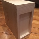 Face arrière d'un cube