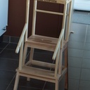 Tabouret Montessori customisé